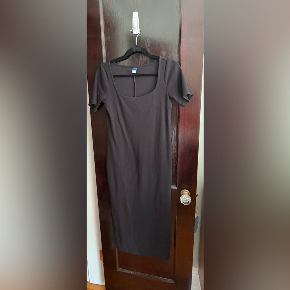 Old Navy Black Bodycon Maxi Dress